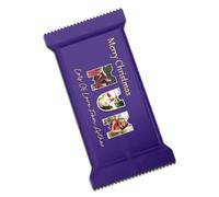 Personalised Christmas Chocolate Bar Custom Name Secret Santa Gift, Nice List Xmas Eve Stocking Filler Treats for Kids & Adults (Mum)