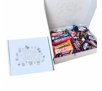 Personalised Christmas Festive Box with Decorative Sweets, Pen & Spoon - Custom Message Box, Winter Edition Present for Him Her, Secret Santa Idea, Merry Design, Enjoy the Little Things Gift Set