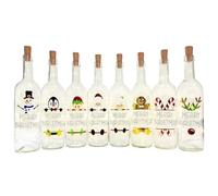Personalised Christmas Light Up Led Wine Glass Bottle, Novelty Secret Santa, Festive Funny Gifts for Her Him Women Men, Work Colleague Bestie, Xmas Stocking Filler, Reindeer, Penguin, Elf, Snowman