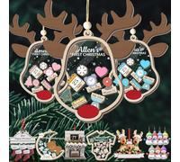 Personalised Christmas Ornaments Custom Baby's First Christmas Ornaments for Boys Girls Customised Names Xmas Tree Decorations Kids