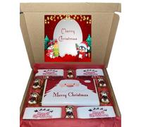 Personalised Christmas Santa chocolate box- with chocolate golden bears