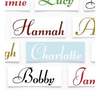 Personalised Christmas Script Name Sticker - Font 4: Festive Custom Name Label for Gift Boxes, Tags & Hampers | Elegant Christmas Font