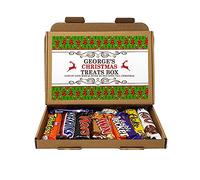 Personalised Christmas Selection Treats Sweets Gift Box Kids Hamper Stocking Children Present (Chocolate Xmas D2)