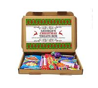 Personalised Christmas Selection Treats Sweets Gift Box Kids Hamper Stocking Children Present (Vegan Sweet Xmas D2)