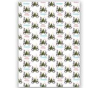 Personalised Christmas Wrapping Paper by Paper Themes Stylish Personalised Xmas Gift Wrap to Make Christmas Special - Penguins