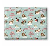 Personalised Christmas Wrapping Paper Dogs, Gift Wrap For Dog Lovers