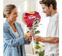 Personalised Chupa Chups Photo Tower - Personalised Lollipop Tower with the Photo of Your Choice, 200 Lollipops in Various Flavours (XXL Chupa Chups)