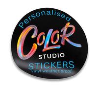 Personalised Circle Stickers 88mm - Custom Vinyl Stiker Labels for Business, Product Logo, Branding, Address, Name - DIY Sticky Labels for Packaging, Jars, Mail