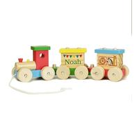 Personalised Circus Toy Wooden Train