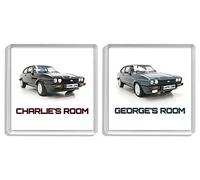 Personalised Classic Car Door Plaque/Door Sign for FORD CAPRI MARK 3 2.8i SPECIAL/280 BROOKLANDS Enthusiasts (2 DESIGNS)