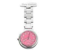 Personalised Classic Pink Face Dial Fob Watch | Medical Watch for Women & Men | Engraved Nurse Gift | Student Nurse Essentials | Nurse Accessories