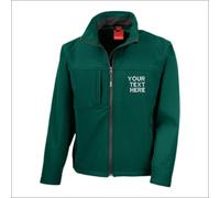 Personalised Classic Softshell Jacket PRO Work Wear Mens Custom Tech Coat Jacket