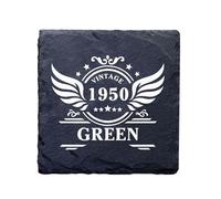 Personalised Coaster Square Slate Coaster Gift for Man Women Him Her Husband Coasters Cup Mat Gift for Birthday Father's Day Valentine's Day Wedding Christmas (Design 5)