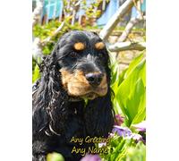 Personalised Cocker Spaniel Dog Greeting Card (Birthday, Christmas, Any Occasion) - Custom Card for Him or Her Male Female Family Kids Boys Girls any Age