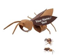 Personalised Cockroach Pet Costume, Custom Embroidered Cat Halloween Outfit