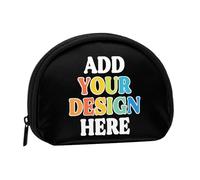 Personalised Coin Purse for Man Woman, Design Your Logo Picture Custom Coins Wallet Change Storage Bag Customized Portable Small Coin Bag (Coin Purse-1)