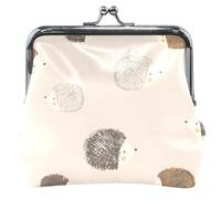 Personalised Coin Purse for Men Women Leather Chic Hedgehog Beige Kiss Lock Buckle Change Purse for Coins Chic Hedgehog Beige One Size, Chic Hedgehog Beige, One Size, Classic