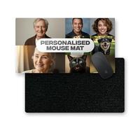 Personalised Collage Mouse Mat Custom XL Mouse Pad with 4 6 or 8 Photo Design for Gaming and Office Water Resistant Durable (8 Image Collage)