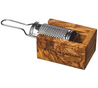 Personalised Compact Olive Wood Cheese Grater Gift Set - Engraved Wedding,Anniversary and Housewarming Gift