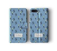 Personalised Compatible with iPhone Xr Tirita Flip Wallet Case Cover PU Leather Abstract Geometric Forms Art Polka Dots Custom Initials Name
