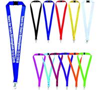 Personalised Concert Lanyards - Any Event, Any Location, Any Date - Printed ID Neck Strap Lanyard for Holding Name Badge, ID Card (Orange)
