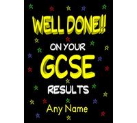 Personalised Congratulations on Passing Your GCSE Exams Card (Black)
