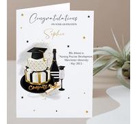 Personalised Congratulations On Your Graduation Card For Daughter Granddaughter Sister Niece Best Friend (Large A5 148mm x 210mm)
