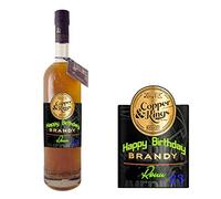 Personalised Copper & Kings Brandy Bottle Label for Birthday Xmas Any Occasion