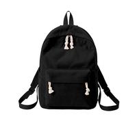 Personalised Corduroy Backpack, Personalized Large Capacity Laptop Backpack - Custom Name Lightweight Travel School Bag, Vintage Daypack for Women Men, Gift for Student (Black)
