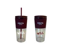Personalised Costa Coffee Cup for Hot or Iced Drinks.