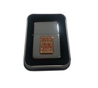 Personalised Country Flags of The World Windproof Petrol Lighter & Gift Tin - Enter Your Own Custom Text (Welsh By The Grace of God)