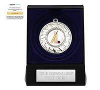 Personalised Cricket Medal In A Box (A Silver Medal)