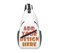 Personalised cross body bag For Men Women Custom Design Your backpack Add Logo/Text/Photo Personalised side bag Sports Outdoor,Shoulder Bag Optional Color