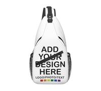 Personalised cross body bag For Men Women Custom Design Your sling bag Add Logo/Text/Photo Personalised backpack Sports Outdoor,Shoulder Bag Optional Color