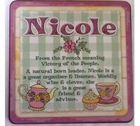 Personalised Cuppa Coasters Nicole