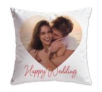 Personalised Cushions Pillow With Photo, Custom Pillow Case with Any Text & Imag, Customisable Pillows for Adults Kids Gifts for Mum, Dad, Boyfriend, Girlfriend, Family, Birthday Decorative Pillows
