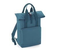 Personalised Custom BagBase Twin Handle Roll-Top Backpack Travelling Camp BG118