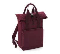 Personalised Custom BagBase Twin Handle Roll-Top Backpack Travelling Camp BG118