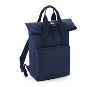 Personalised Custom BagBase Twin Handle Roll-Top Backpack Travelling Camp BG118