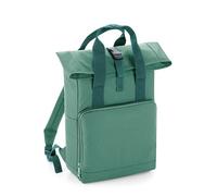 Personalised Custom BagBase Twin Handle Roll-Top Backpack Travelling Camp BG118