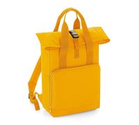 Personalised Custom BagBase Twin Handle Roll-Top Backpack Travelling Camp BG118