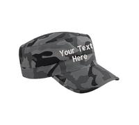 Personalised Custom Beechfield Embroidered Camo Army Cap BC033 Forces Gift