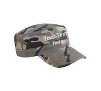 Personalised Custom Beechfield Embroidered Camo Army Cap BC033 Forces Gift
