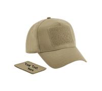 Personalised Custom Beechfield Printed Your Text Removable Patch 5-Panel Cap