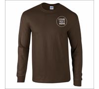 Personalised Custom Embroidered Gildan Ultra Cotton Long Sleeve Classic T-Shirt