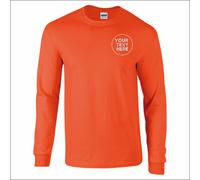 Personalised Custom Embroidered Gildan Ultra Cotton Long Sleeve Classic T-Shirt