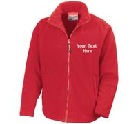 Personalised Custom Embroidered Horizon High Grade Microfleece Jacket R115A