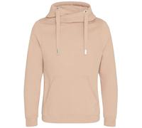 Personalised Custom Embroidered Just Hoodie Cross Neck Drawstring Workwear JH021