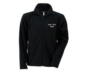 Personalised Custom Embroidered Kariban Falco Full zip Microfleece Jacket KB911