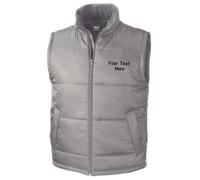 Personalised Custom Embroidered Result Core Bodywarmer Full Zip Waistcoat Gilet